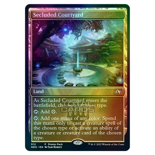 Magic The Gathering - Kamigawa - Neon Dynasty - Secluded Courtyard - 512/302 (Foil)