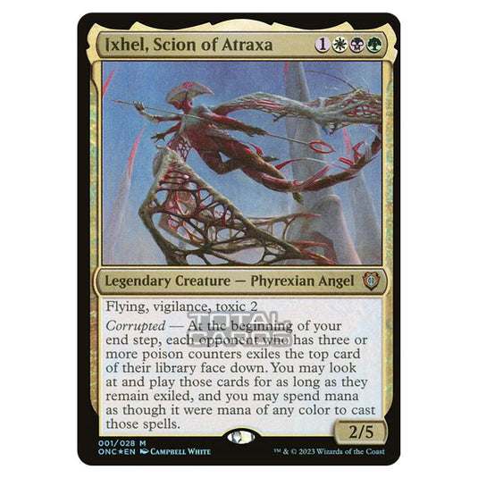 Magic The Gathering - Phyrexia - All Will Be One - Commander - Ixhel, Scion of Atraxa - 1/174