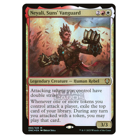 Magic The Gathering - Phyrexia - All Will Be One - Commander - Neyali, Suns' Vanguard - 2/174