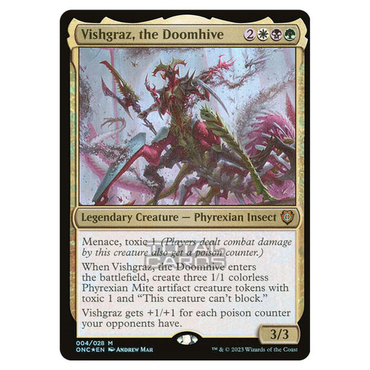 Magic The Gathering - Phyrexia - All Will Be One - Commander - Vishgraz, the Doomhive - 4/174