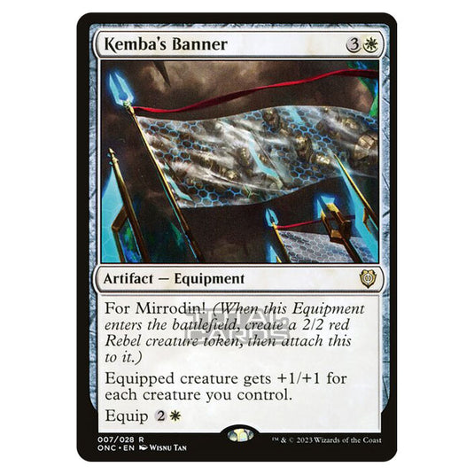 Magic The Gathering - Phyrexia - All Will Be One - Commander - Kemba's Banner - 7/174