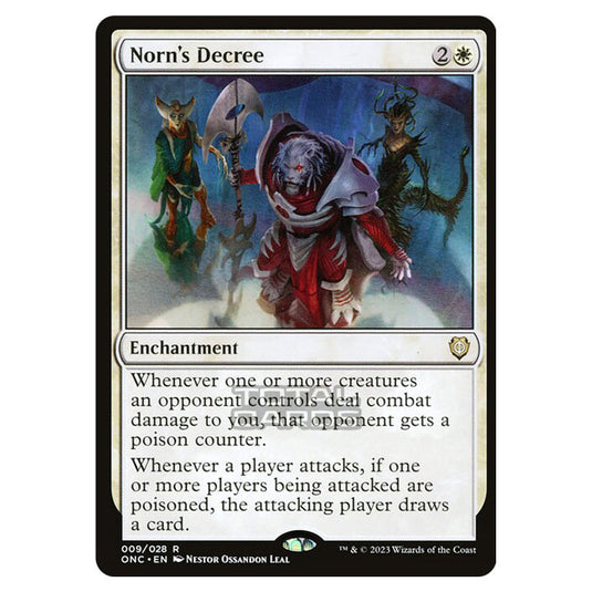 Magic The Gathering - Phyrexia - All Will Be One - Commander - Norn's Decree - 9/174