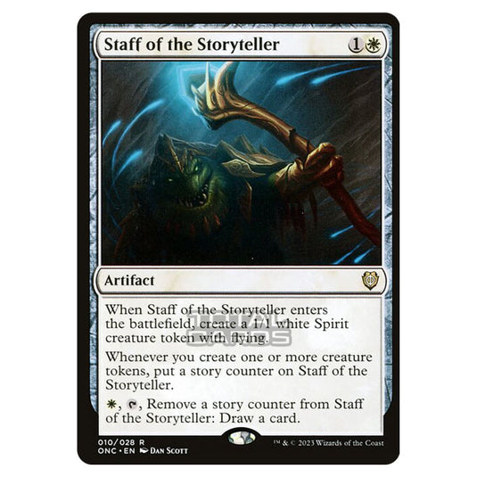 Magic The Gathering - Phyrexia - All Will Be One - Commander - Staff of the Storyteller - 10/174