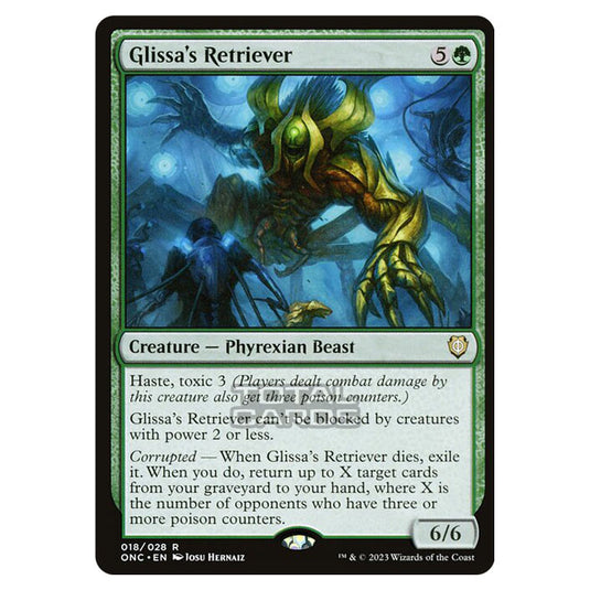 Magic The Gathering - Phyrexia - All Will Be One - Commander - Glissa's Retriever - 18/174