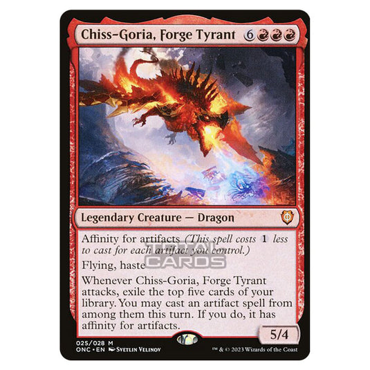 Magic The Gathering - Phyrexia - All Will Be One - Commander - Chiss-Goria, Forge Tyrant - 25/174