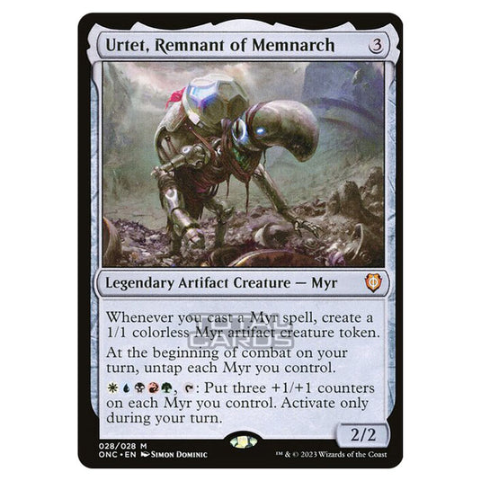 Magic The Gathering - Phyrexia - All Will Be One - Commander - Urtet, Remnant of Memnarch - 28/174