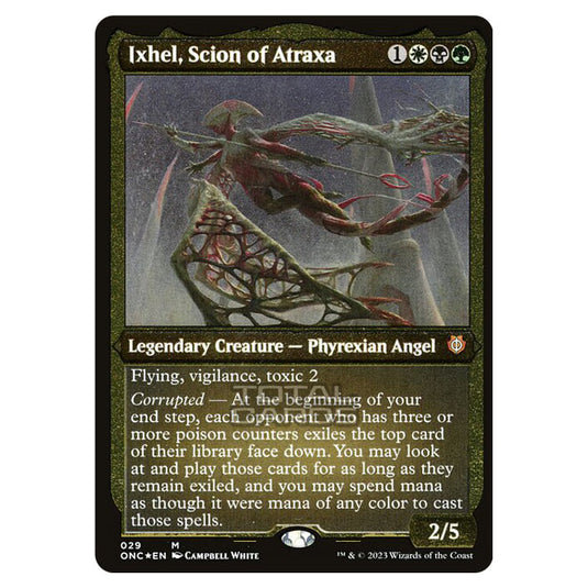 Magic The Gathering - Phyrexia - All Will Be One - Commander - Ixhel, Scion of Atraxa - 29/174