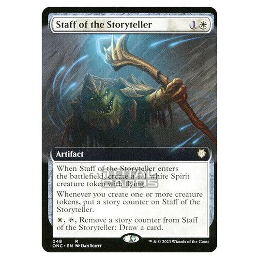 Magic The Gathering - Phyrexia - All Will Be One - Commander - Staff of the Storyteller - 48/174