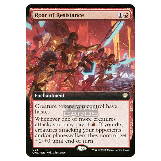 Magic The Gathering - Phyrexia - All Will Be One - Commander - Roar of Resistance - 53/174