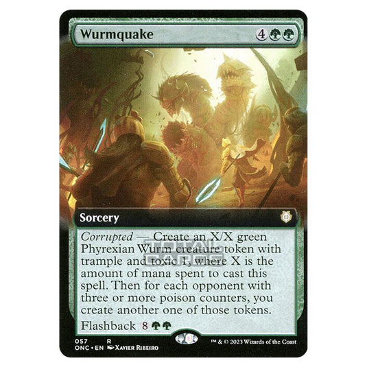 Magic The Gathering - Phyrexia - All Will Be One - Commander - Wurmquake - 57/174