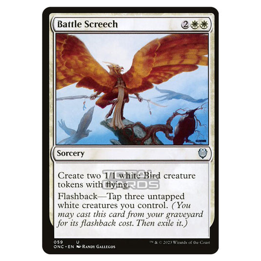 Magic The Gathering - Phyrexia - All Will Be One - Commander - Battle Screech - 59/174