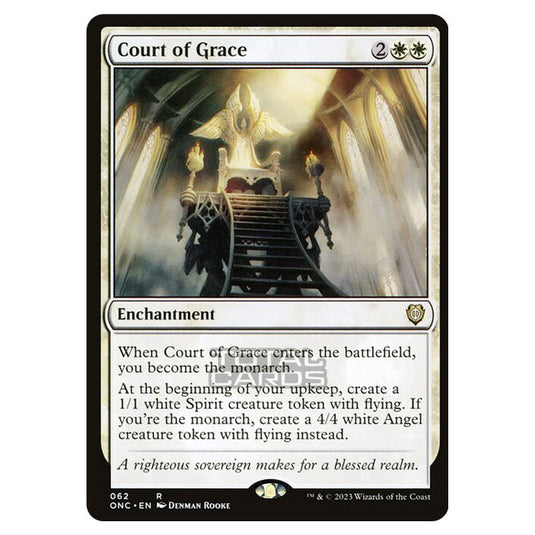 Magic The Gathering - Phyrexia - All Will Be One - Commander - Court of Grace - 62/174