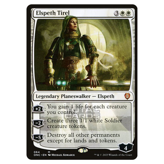 Magic The Gathering - Phyrexia - All Will Be One - Commander - Elspeth Tirel - 64/174