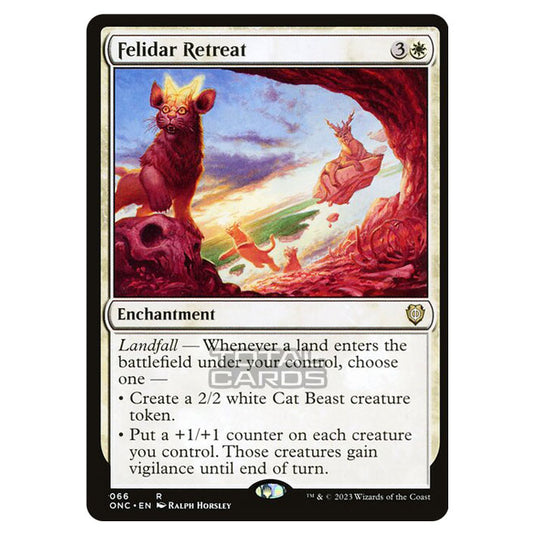 Magic The Gathering - Phyrexia - All Will Be One - Commander - Felidar Retreat - 66/174