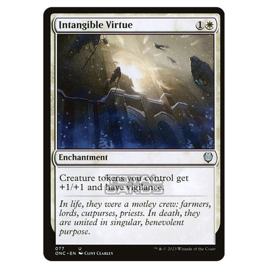 Magic The Gathering - Phyrexia - All Will Be One - Commander - Intangible Virtue - 77/174