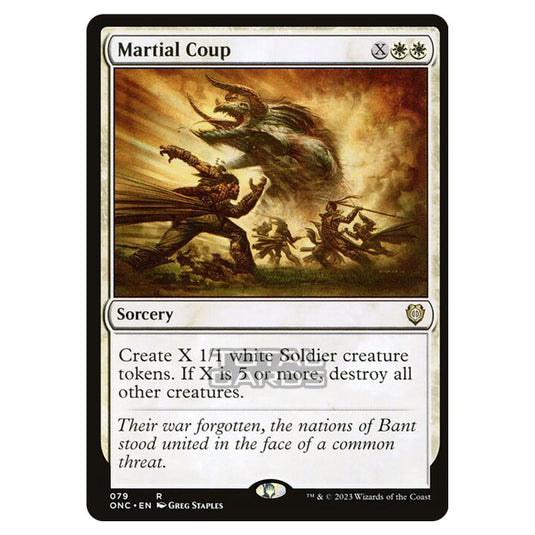 Magic The Gathering - Phyrexia - All Will Be One - Commander - Martial Coup - 79/174