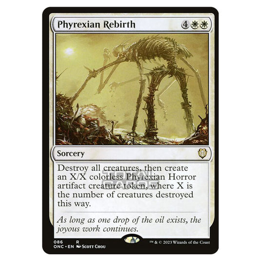 Magic The Gathering - Phyrexia - All Will Be One - Commander - Phyrexian Rebirth - 86/174