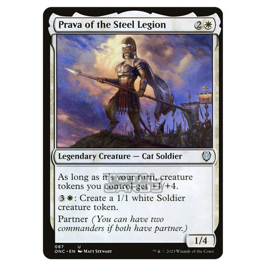 Magic The Gathering - Phyrexia - All Will Be One - Commander - Prava of the Steel Legion - 87/174