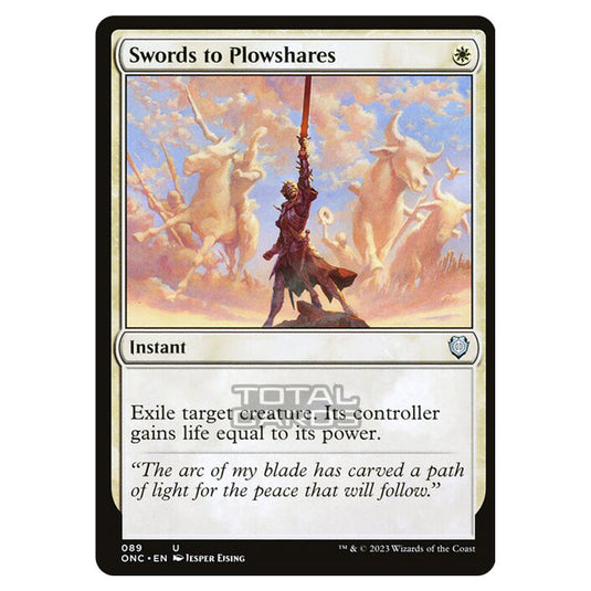 Magic The Gathering - Phyrexia - All Will Be One - Commander - Swords to Plowshares - 89/174