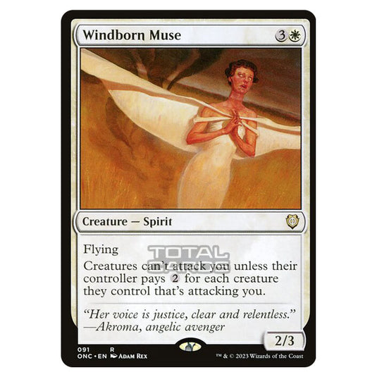 Magic The Gathering - Phyrexia - All Will Be One - Commander - Windborn Muse - 91/174