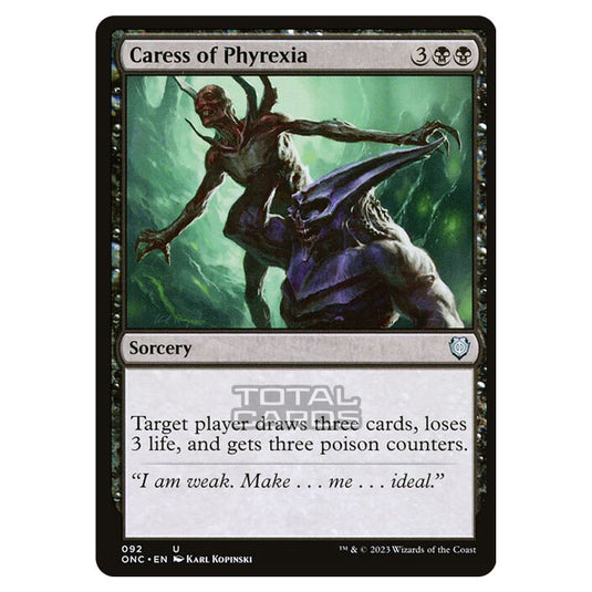 Magic The Gathering - Phyrexia - All Will Be One - Commander - Caress of Phyrexia - 92/174