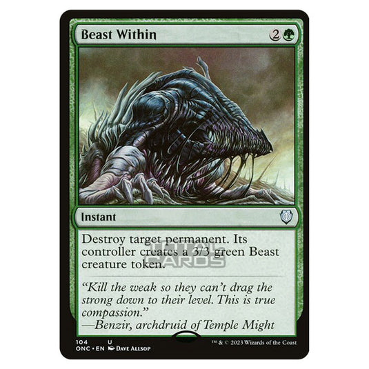 Magic The Gathering - Phyrexia - All Will Be One - Commander - Beast Within - 104/174