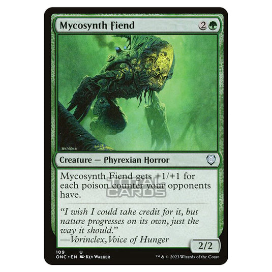 Magic The Gathering - Phyrexia - All Will Be One - Commander - Mycosynth Fiend - 109/174