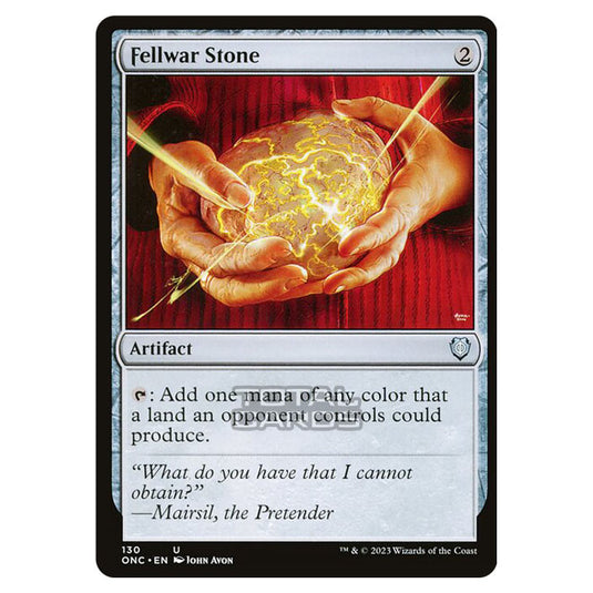 Magic The Gathering - Phyrexia - All Will Be One - Commander - Fellwar Stone - 130/174