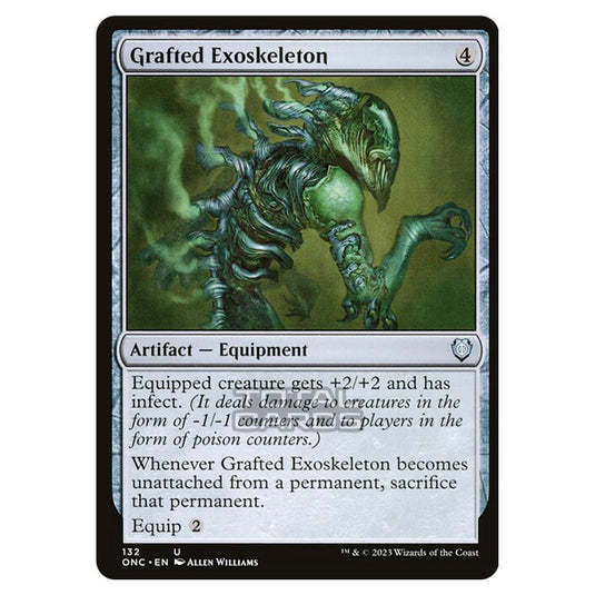 Magic The Gathering - Phyrexia - All Will Be One - Commander - Grafted Exoskeleton - 132/174