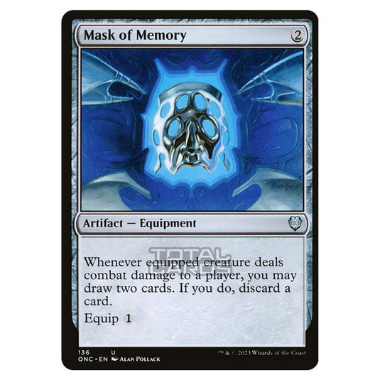 Magic The Gathering - Phyrexia - All Will Be One - Commander - Mask of Memory - 136/174