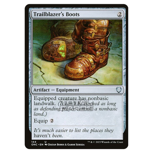 Magic The Gathering - Phyrexia - All Will Be One - Commander - Trailblazer's Boots - 144/174