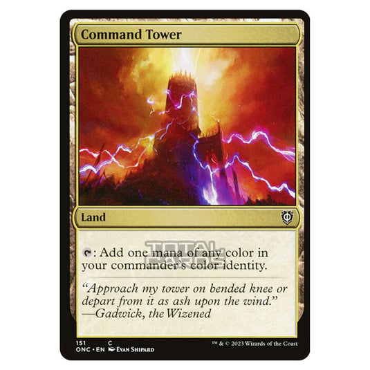 Magic The Gathering - Phyrexia - All Will Be One - Commander - Command Tower - 151/174