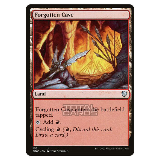 Magic The Gathering - Phyrexia - All Will Be One - Commander - Forgotten Cave - 153/174