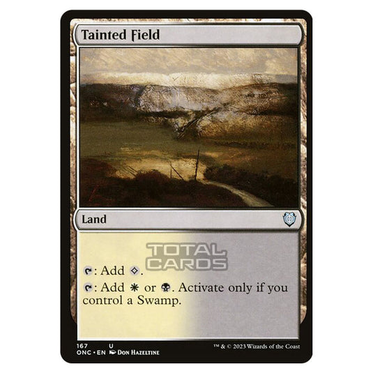 Magic The Gathering - Phyrexia - All Will Be One - Commander - Tainted Field - 167/174