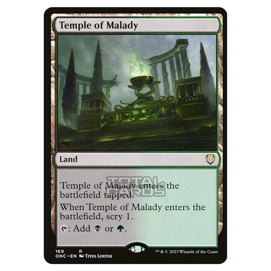 Magic The Gathering - Phyrexia - All Will Be One - Commander - Temple of Malady - 169/174