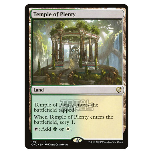 Magic The Gathering - Phyrexia - All Will Be One - Commander - Temple of Plenty - 170/174