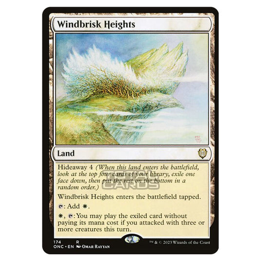 Magic The Gathering - Phyrexia - All Will Be One - Commander - Windbrisk Heights - 174/174