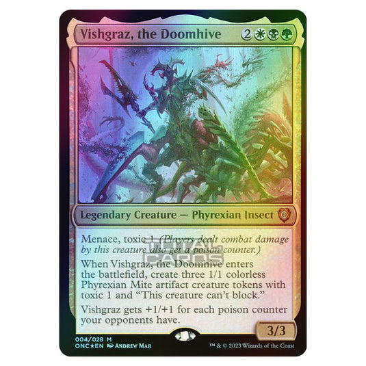 Magic The Gathering - Phyrexia - All Will Be One - Commander - Vishgraz, the Doomhive - 4/174 (Foil)