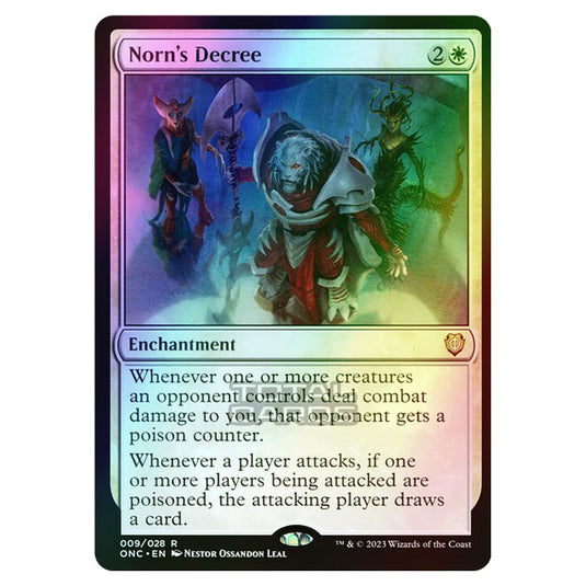 Magic The Gathering - Phyrexia - All Will Be One - Commander - Norn's Decree - 9/174 (Foil)
