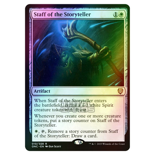 Magic The Gathering - Phyrexia - All Will Be One - Commander - Staff of the Storyteller - 10/174 (Foil)