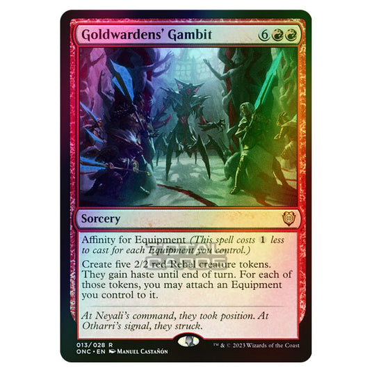 Magic The Gathering - Phyrexia - All Will Be One - Commander - Goldwardens' Gambit - 13/174 (Foil)