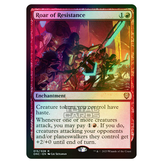 Magic The Gathering - Phyrexia - All Will Be One - Commander - Roar of Resistance - 15/174 (Foil)