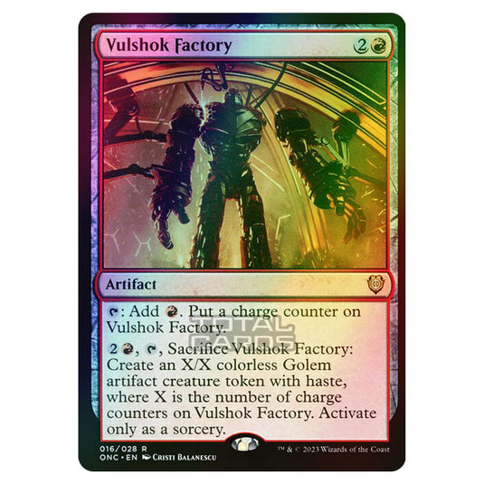 Magic The Gathering - Phyrexia - All Will Be One - Commander - Vulshok Factory - 16/174 (Foil)