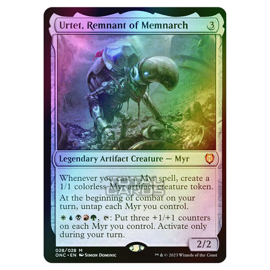 Magic The Gathering - Phyrexia - All Will Be One - Commander - Urtet, Remnant of Memnarch - 28/174 (Foil)