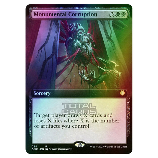 Magic The Gathering - Phyrexia - All Will Be One - Commander - Monumental Corruption - 34/174 (Foil)