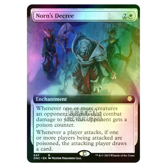 Magic The Gathering - Phyrexia - All Will Be One - Commander - Norn's Decree - 47/174 (Foil)