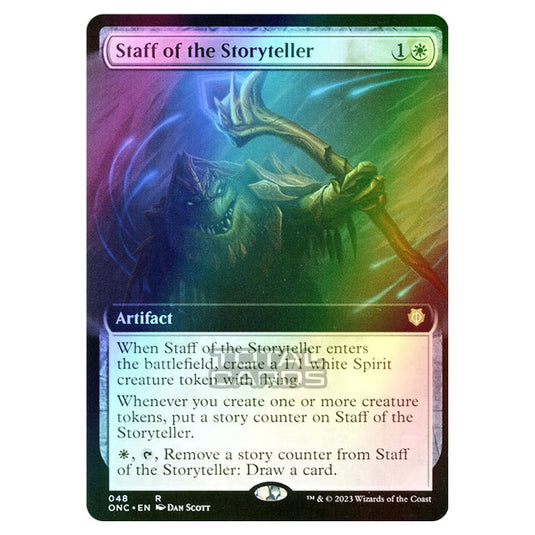 Magic The Gathering - Phyrexia - All Will Be One - Commander - Staff of the Storyteller - 48/174 (Foil)