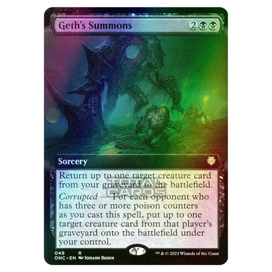 Magic The Gathering - Phyrexia - All Will Be One - Commander - Geth's Summons - 49/174 (Foil)