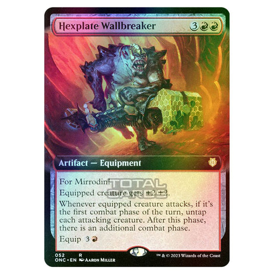 Magic The Gathering - Phyrexia - All Will Be One - Commander - Hexplate Wallbreaker - 52/174 (Foil)