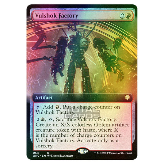 Magic The Gathering - Phyrexia - All Will Be One - Commander - Vulshok Factory - 54/174 (Foil)